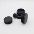 Round plug head, desk and chair, plastic plug head, flat hole plug pipe, stainless steel pipe inner plug foot pad