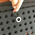 Customized CR foam MPP/EPDM/EVA/IXPE perforated silicone gasket