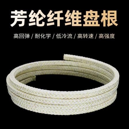 Manufacturer provides aramid PTFE packing, PTFE sealing packing, glass fiber yellow woven packing