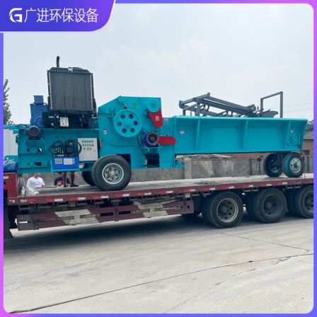 Power Plant Wood Crusher Large Mobile Wood Branch Crusher with Nail Template Crusher Guangjin