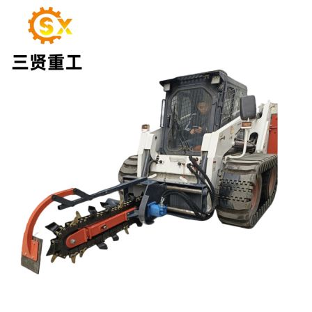 Trencher Sanxian Heavy Industry SX0601-90 Chain Trencher Sliding Machine Equipped with Trencher Durable and Durable