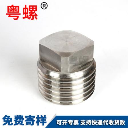 Stainless steel outer square plug, oil plug, blind pipe plug, all supporting specifications