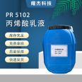 Strong adhesion and high hardness PR5102 rigid hydrophobic acrylic lotion waterproof coating for micro cement diatom mud