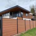 Plastic wood fence, outdoor garden, courtyard, villa, yard enclosure, terrace, wooden plastic fence enclosure