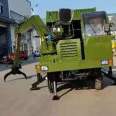 Small digging and lifting wood grabbing machine, unlike the supply of wheel type wood grabbing tools for car grabbing