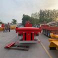 13 meter flatbed rear overturning semi trailer, 40 foot dump trailer, grain transportation, front overturning vehicle can be equipped with locks