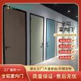 Wholesale of all aluminum alloy indoor set doors, modern and simple, all aluminum doors, north-south and north-south, flat open bedroom door manufacturer