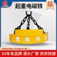 Special circular lifting electromagnet suction cup for gantry crane with power outage for magnetic protection