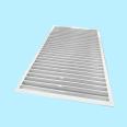 Air conditioning air outlet aluminum alloy single layer louver air outlet strip double layer air supply air outlet