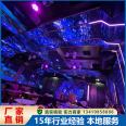 LED floor tile screen, human screen, interactive floor tile display screen, nightclub atmosphere, floor tile interactive screen