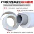 PPR polyurethane foam integrated molding pipeline for air traffic control industry Central air conditioning condensate pipe insulation and cold insulation