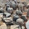 Construction of Turtle Stone Villa on the Revetment Natural Rocky Rock Material Qingpeng Garden Landscape