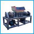 500 type waste cloth shredder woven bag double axis shear crusher bridge breaking aluminum crushing equipment