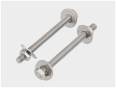 External hexagonal wall threading screw and screw pair threading rod, stainless steel, carbon steel, alloy steel