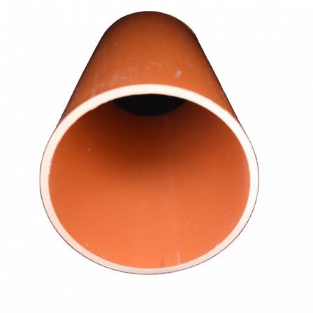 Municipal Power Pipe CPVC200 Power Cable Protection Pipe Red Clay Pipe Production Factory Solid Ground Plate