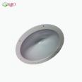 Milk white acrylic cover shell thick sheet blister processing lampshade thick plate blister circular lampbox shell blister forming