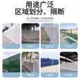 Blue iron sheet circular hole construction fence, 2-meter-high louver hole customized fence, detachable