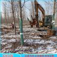 Large shovel tree excavator with soil ball and compact structure for continuous operation