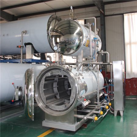 Sterilization pot vacuum food high-temperature sterilization kettle fully automatic seafood canned sterilization equipment