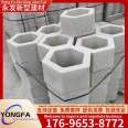 Cement hexagonal slope protection brick, concrete block brick, municipal road greening, river embankment retaining brick