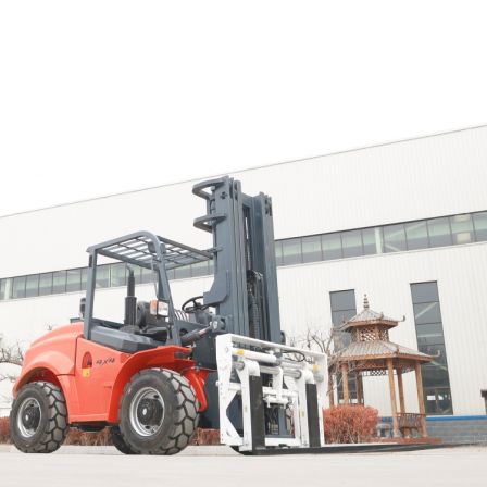 Off road forklift 3t four-wheel drive multi-function hydraulic stacker lift Cart 5t integrated diesel forklift