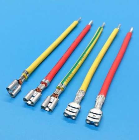 Jinfengsheng 4.8 plug-in spring connection line, plug-in spring terminal line, wire and cable, locomotive electrical connection line