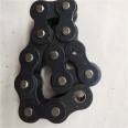 Xinchanghui produces industrial transmission chain carbon steel 08B10A12A116A double sided double hole with ear bent plate chain