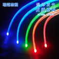 High transparency, full body luminescence, environmental protection, TPU light guide flat strip, PU flat fiber, customizable Ruiguan