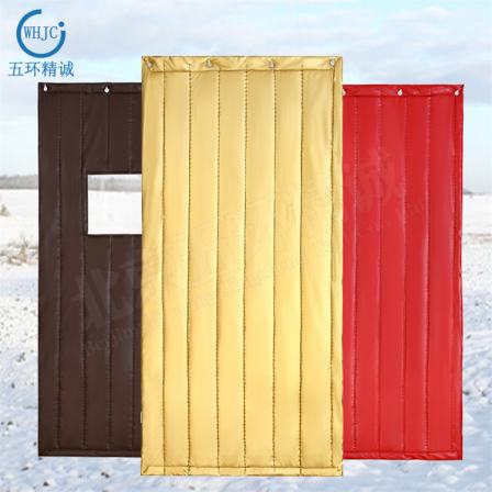 Thickened household air conditioning, thermal insulation, wind proof cotton door curtains, sound insulation, cold resistance, self priming sealing partition curtains