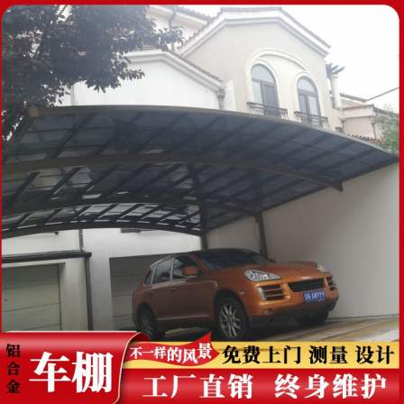 Years of experience in design and production, convenient disassembly, simple and elegant design, custom enclosed aluminum alloy car shed