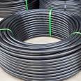 Tongjian Pipe PE threading pipe, black HDPE pipe, 90 cable protection pipe, directly buried dragging pipe, stock