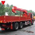 Luying 5-ton truck mounted crane for large-scale transportation of G6 single plate boom crane, 4-meter cargo box, double oil cylinder boom, two section boom, single boom