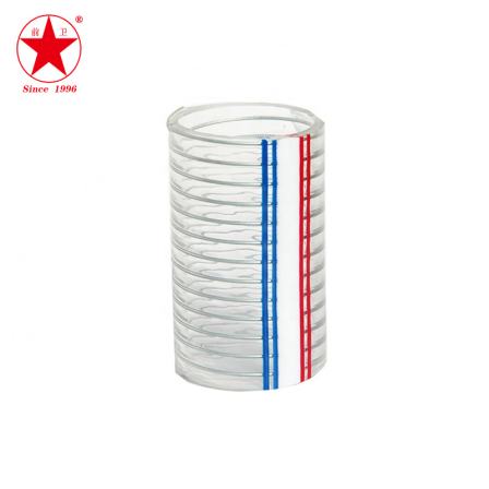 High temperature resistant PVC steel wire reinforced hose, avant-garde plastic drainage corrugated hose, welcome to call