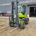 Mountain four-wheel drive off-road forklift processing wheeled diesel internal combustion off-road forklift