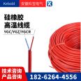 Silicone rubber high-temperature cable YGC single core copper wire 162535507095120 square meter high-temperature resistant cable