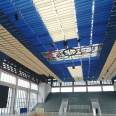 Supply of hexagonal shaped fiberglass shaped panels for suspended ceilings and sound-absorbing pendants in concert halls