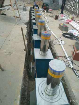 Hydraulic lifting column at the entrance and exit of Hongmen Factory, fully automatic lifting column, safety barrier, and anti-collision bar