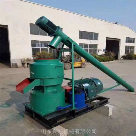 Crop straw briquetting machine, flat die extrusion granulator, large feed forming machine