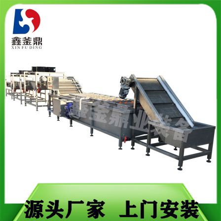 Commercial fruit and vegetable bubble cleaning machine Potato spray sludge removal spot central kitchen processing equipment
