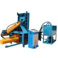 Horizontal waste aluminum reinforcement hydraulic metal corner material pressing machine, manufacturer of force front source