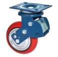 Korean style iron core polyurethane casters with heavy-duty impact resistance and high elasticity PU rubber wheels support customization