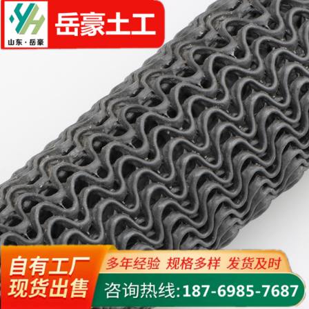 HDPE hard permeable pipe for landscaping, underground seepage drainage, perforated hard water pipe