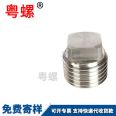 Stainless steel outer square plug, oil plug, blind pipe plug, all supporting specifications