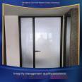 Qianbaishun frame tempered glass flush door bedroom small balcony waterproof 4-7 days shipping