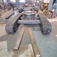 Rubber engineering track chassis with a load capacity of 8 tons. Excavator chassis is shipped by the standard manufacturer