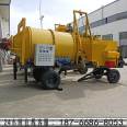 Asphalt mixer ZT-02-LQ with built-in hot melt kettle traction chassis for small road surface repair