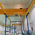 Self standing crane KBK rigid track combination crane station, mechanical workshop, suspended traveling crane