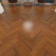 Multi layer solid wood flooring with single core substrate without paint, high gloss and wear resistance, produced by Jiasonghao Wood Industry