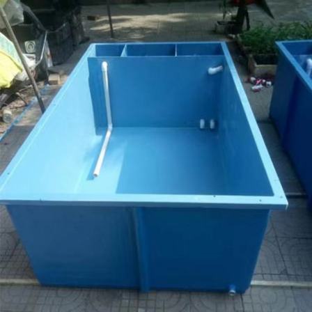 Glass fiber reinforced plastic pickling tank, fish fry incubation tank, circular square shaped thickened fish pond, incubation fish pond