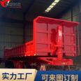 13 meter light dump integrated transport vehicle with rear tipping and self dumping semi trailer for easy operation